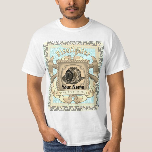 Loyal Shield FireFighter T - Shirt (Vorderseite)