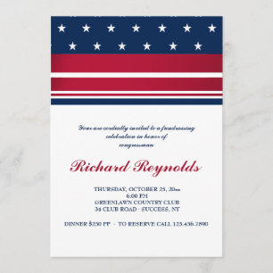 Loyale amerikanische patriotische Einladung
