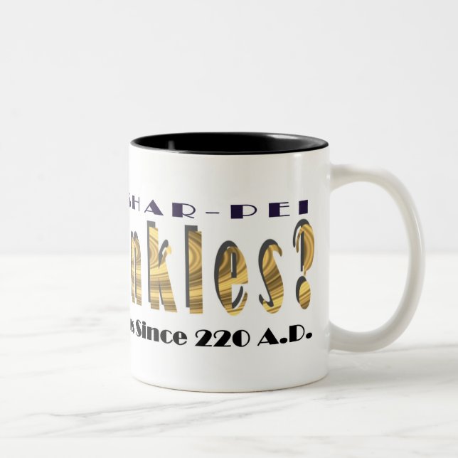 Loyale Begleiter-Tasse Zweifarbige Tasse (Rechts)