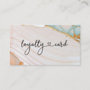 Loyalität 10 Nails Lashes Beauty Visitenkarte