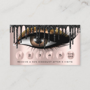 Loyalität 6 Makeup Makeup Eyelash Tropfen Schwarz Visitenkarte
