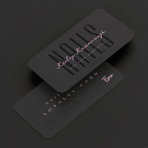 Loyalität des Schönheitssalons "Black Pink Beauty  Visitenkarte