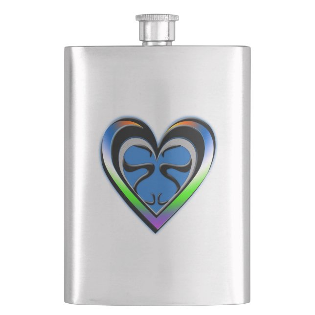 Loyalität Flachmann (Vorderseite)