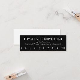Loyalität MiniLatte Antrieb-Durch Treuekarte