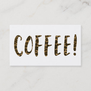 Loyalität von Kaffeebohnen Treuekarte