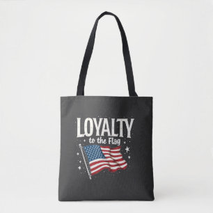 Loyalität zu den Flag USA zum Veteranentag Tasche
