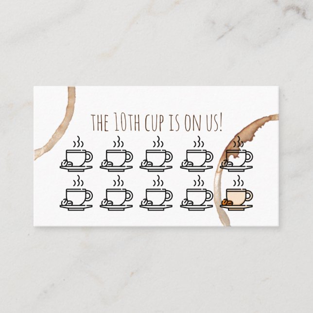 Loyalitätsbelohnungen Visitenkarte (Vorderseite)