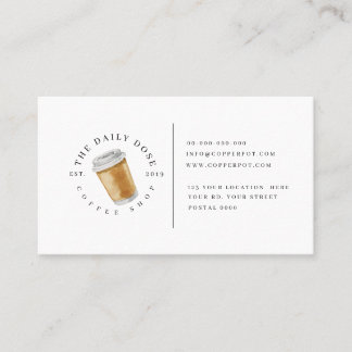 Loyalitätskarte für Kaffeestube Visitenkarte