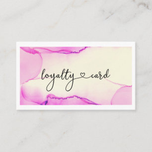 Loyalty 10 Nails Lashes Business Card Visitenkarte