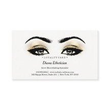 Loyalty Card 6 Beauty Salon Lashes