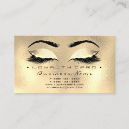 Loyalty Card 6 Beauty Salon Lashes WELLNESS-CENTER Treuekarte
