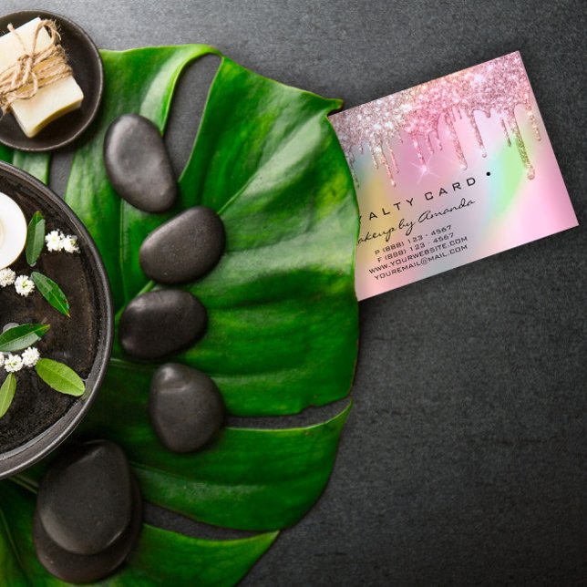 Loyalty Card 6 Punch Makeup Künstlerholograph Rose Treuekarte (Von Creator hochgeladen)