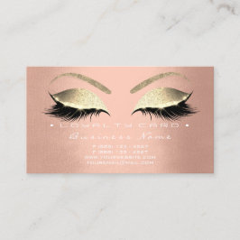 Loyalty Card 6 Schönheitssalon Lashes Rose Seide P Treuekarte