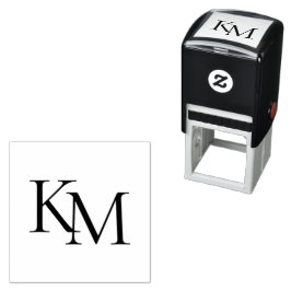 Loyalty Card Business Initials Monogram Logo Permastempel
