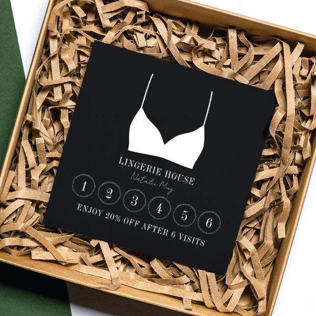 Loyalty Card Business Lingerie Boutique Treuekarte (Von Creator hochgeladen)