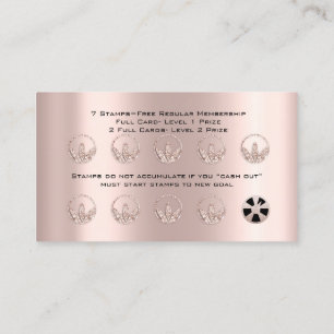 Loyalty Card Ernährung Gesundheitspflanzen Rose 1 Treuekarte