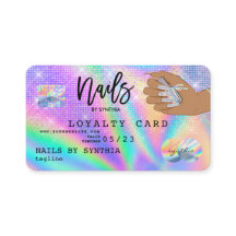 Loyalty Card Nails Kreditkarte
