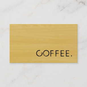 Loyalty Coffee Punch Holz-Look #5 Treuekarte