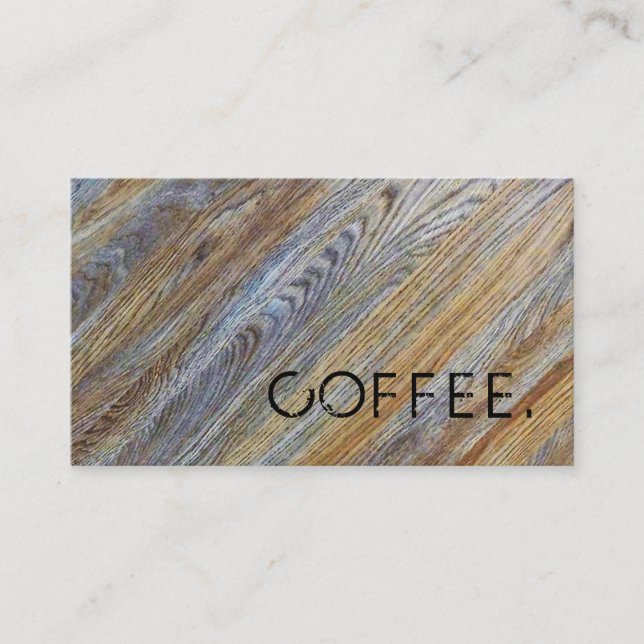 Loyalty Coffee Punch Holzschau #14 Treuekarte (Vorderseite)