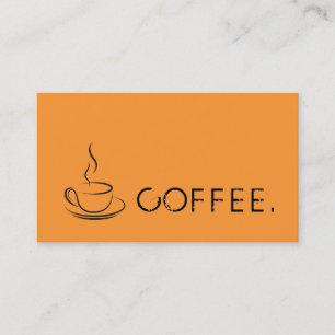 Loyalty Coffee Punch Tief Safran Hintergrund Treuekarte