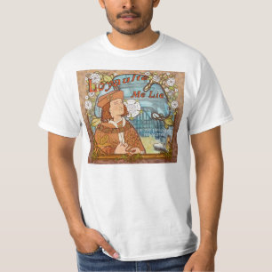 Loyaulte je T-shirt masculin du mensonge XL, blanc