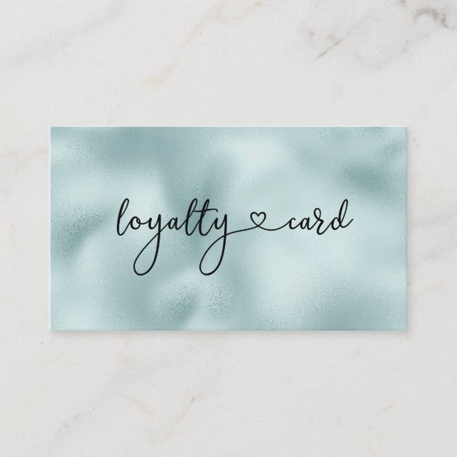 Loyauté Carte 5 Nails Lashes Beauty Blue (Devant)