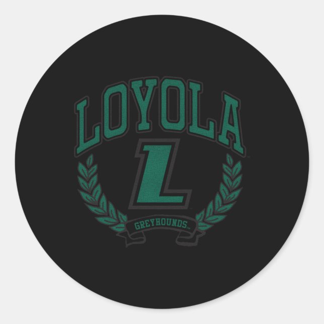 Loyola Maryland Greyhounds Victory Runder Aufkleber (Vorderseite)