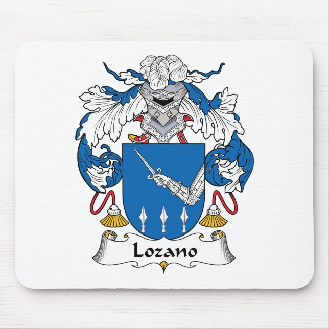 Lozano Familienwappen Mousepad (Vorne)