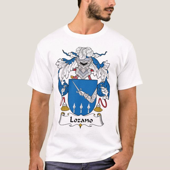 Lozano Familienwappen T-Shirt (Vorderseite)