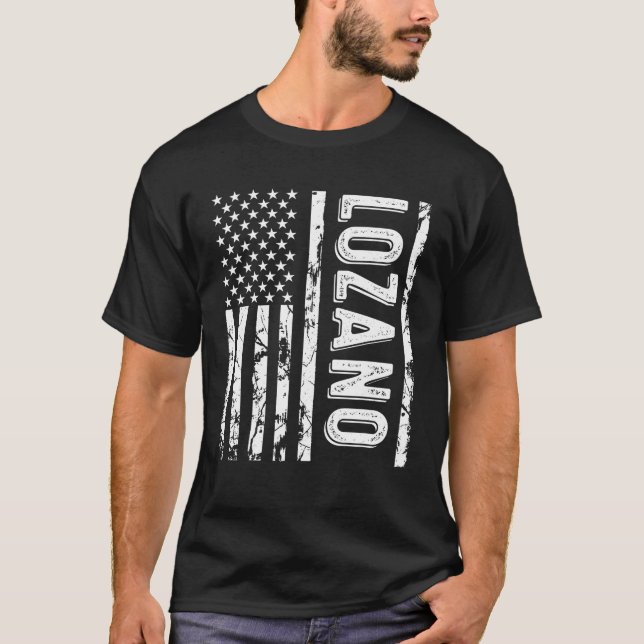 Lozano Nachname Name Funny Nachname Team Lozano Fa T-Shirt (Vorderseite)