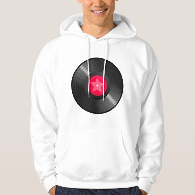 LP-Datensatz Hoodie (Vorderseite)