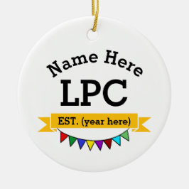 LPC-Geschenk Lizenzierter Beruflicher Berater Keramik Ornament