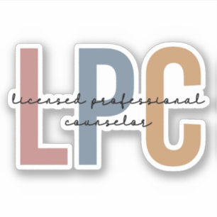 LPC lizenzierter Beruflicher Berater Aufkleber