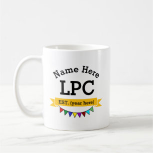 LPC Lizenzierter Beruflicher Berater Personalisier Kaffeetasse