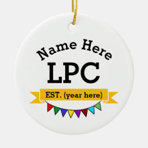 LPC Ornament Lizenzierter Berufsberater-Geschenk