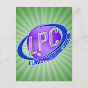 LPC SWOOSH LOGO LIZENZIERTER BERUFLICHER ANWENDER POSTKARTE