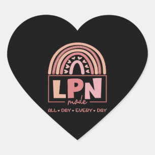 LPN Herz-Aufkleber