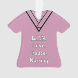 LPN Krankenschwester scheuert Verzierung Ornament