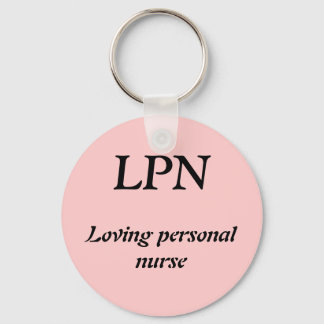 LPN, liebe persönliche Krankenschwester Schlüsselanhänger