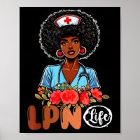 Lpn Life Costume Nurse Proud Black History Monte A