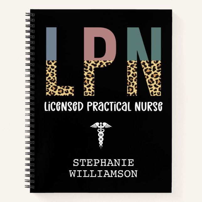 LPN - lizenzierte Krankenversicherung Personalisie Notizbuch (Vorderseite)