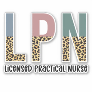 LPN Lizenzierte, praktische Krankenpflege LPN Absc Aufkleber