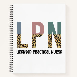 LPN Lizenzierte, praktische Krankenpflege LPN Absc Notizbuch
