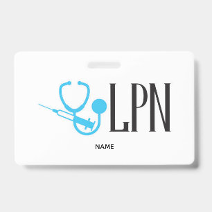 LPN-Namensschild Ausweis
