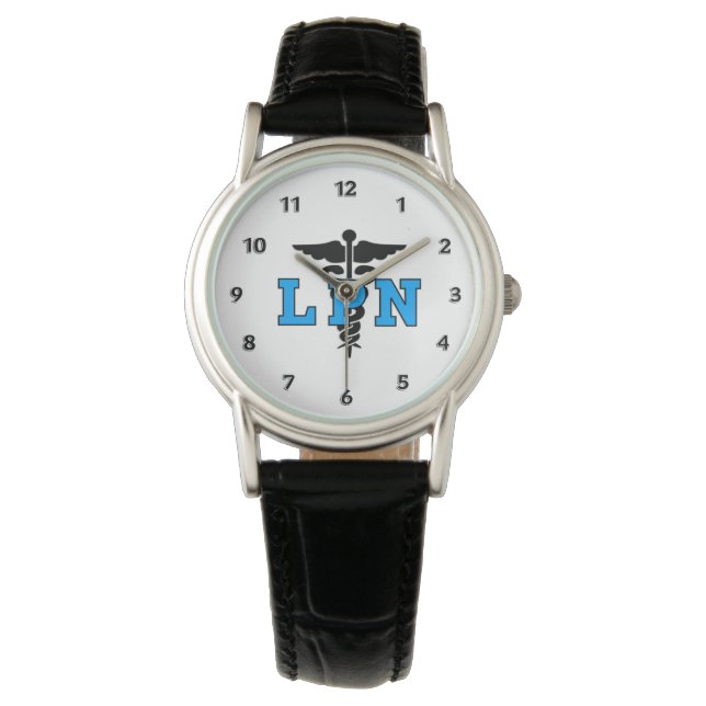 LPN Nurses Medical Symbol Armbanduhr (Vorderseite)
