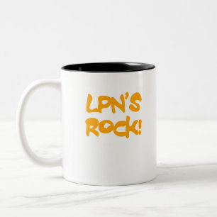 LPNs Rock Zweifarbige Tasse