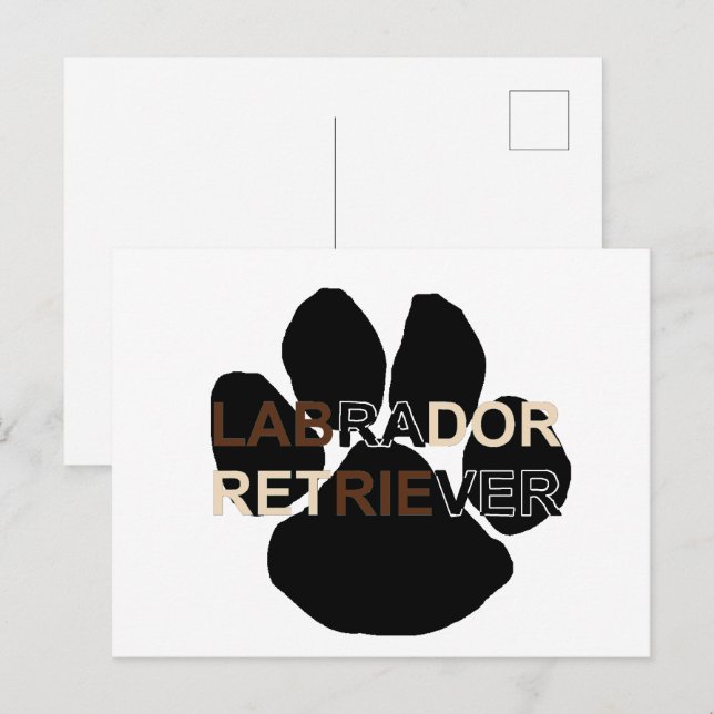 LR Namenspatze Postkarte (Vorne/Hinten)