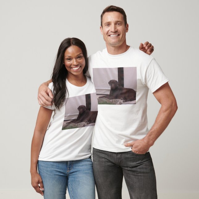 LR Schokoladenlegen Labrador T-Shirt (Unisex)