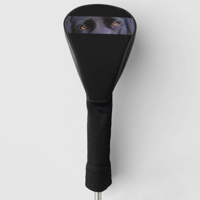 LR Schwarze Augen Golf Headcover (Vorderseite)