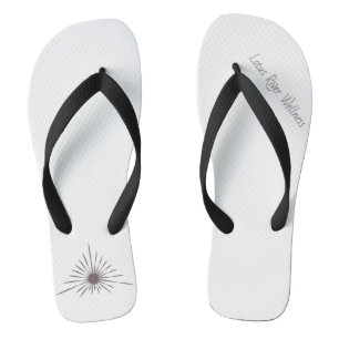 LRW Sun Logo Bronçonnets de tongs de marque